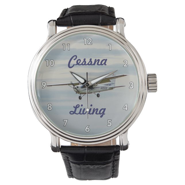 Montre Très Cool Cessna Living Avion Wrist Watch (devant)