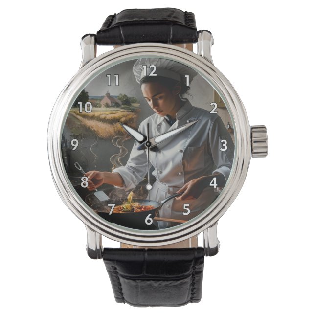 Montre Très Cool et coloré Chef parfait (devant)