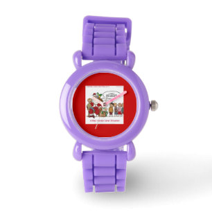 Montre Très moyen Père Noël Funny Womens Watch