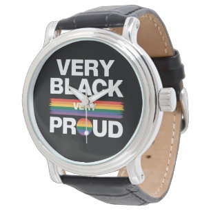 Montre Très Noir Très Fier Fierté Gay Noir Fierté LGBT