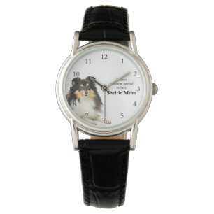 Montre Tri-Color Sheltie Maman Watch