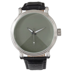 Montre Triangle Personnalisé Moss Green