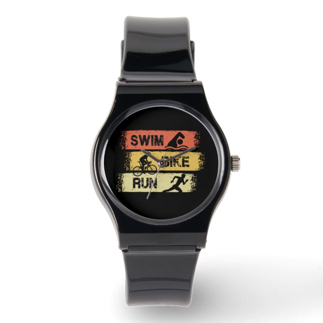 Montre Triathlon - Nager Vélo Courir (Recto)
