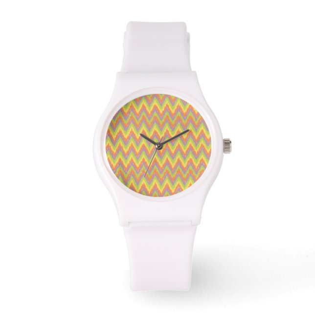 Montre Tribal Kat ZigZag Chevron motif (Recto)