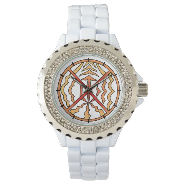 Montre Tribal Watch Spirituel Native Art Wrist Watch (devant)
