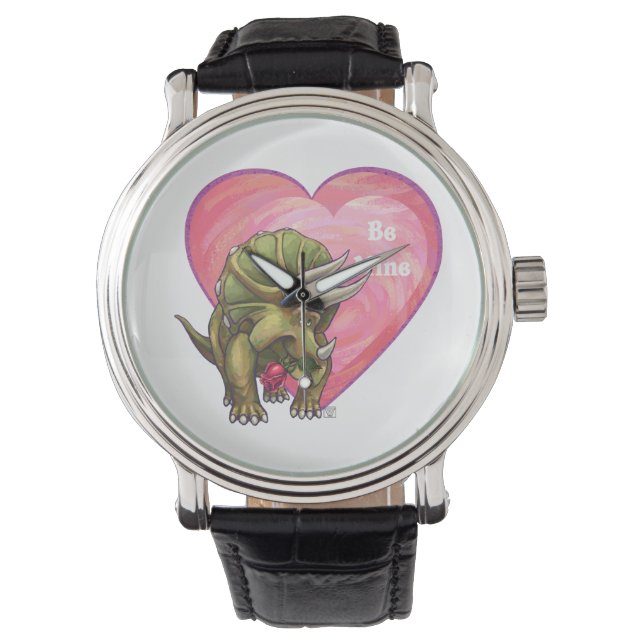 Montre Tricératops Red Rose Heart (devant)