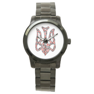 Montre Trident de l'emblème national ukrainien tryzub sty