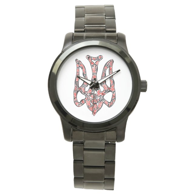 Montre Trident de l'emblème national ukrainien tryzub sty (devant)