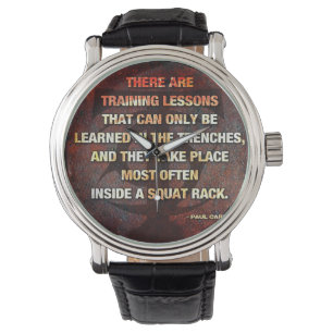 Montre Tringles en rack de squat - Exercice de gym Inspir