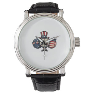 Montre Trio de baseball patriotique Vintage vecteur T-shi