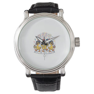 Montre Trio de canards patriotiques Chemise vintage 4 jui