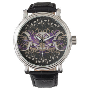 Montre Triple Lune - Triple Déesse Amethyst Lune
