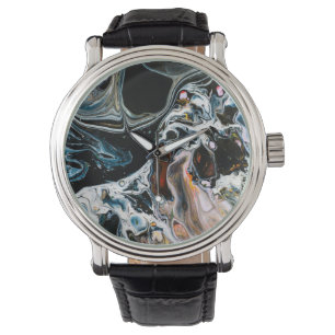 Montre Trippy Abstrait Surreal Swirls Art