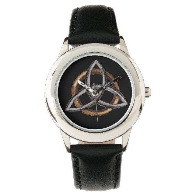 Montre Triquetra (Brown/Argent) (devant)