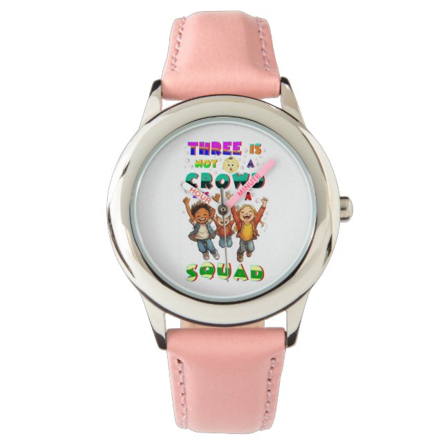 Montre Trois n'est pas une foule, c'est une équipe (devant)