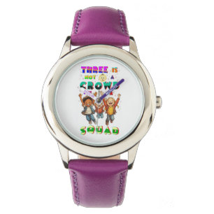 Montre Trois n'est pas une foule, c'est une équipe