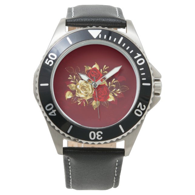 Montre Trois Roses de bijoux (devant)