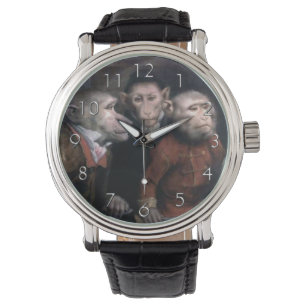 Montre Trois singes de fantaisie