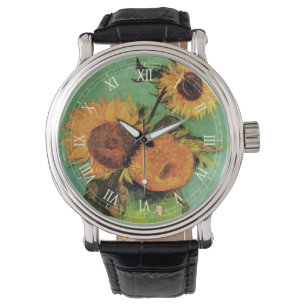 Montre Trois tournesols dans un vase de Vincent van Gogh