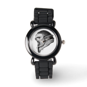 Montre Troll - design noir et blanc