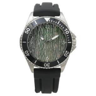 Montre Tronc d'arbre (écorce en bois)