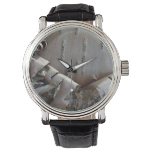 Montre Tronc d'Arbre en Écorce de bouleau frisé Rustique
