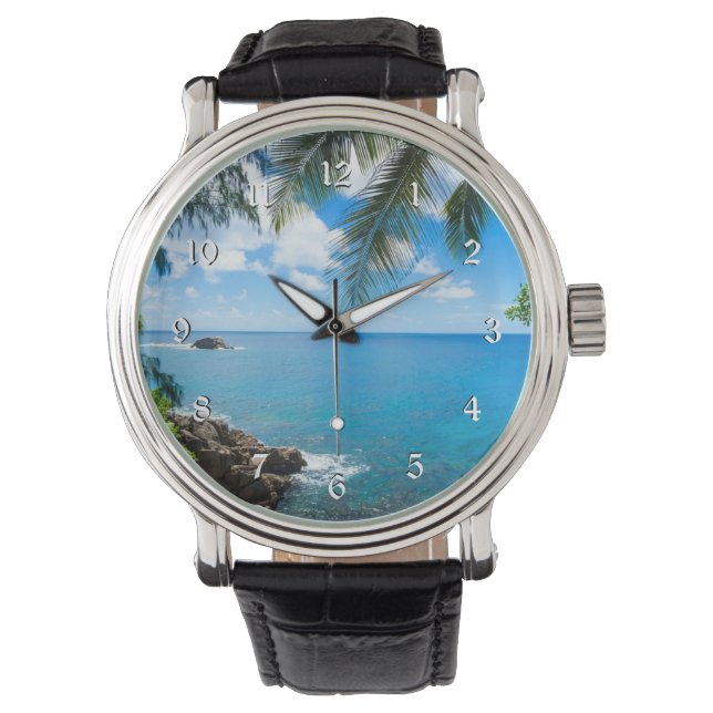 Montre Tropical Getaway, photo pittoresque, (devant)