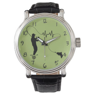 Montre Trout Fly Pêcher Heartbeat