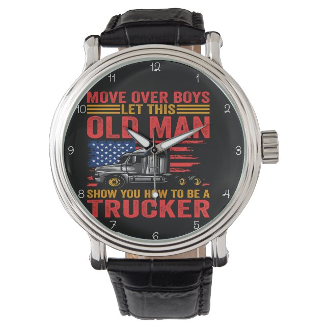 Montre Truckers Move America: Flag Background (devant)