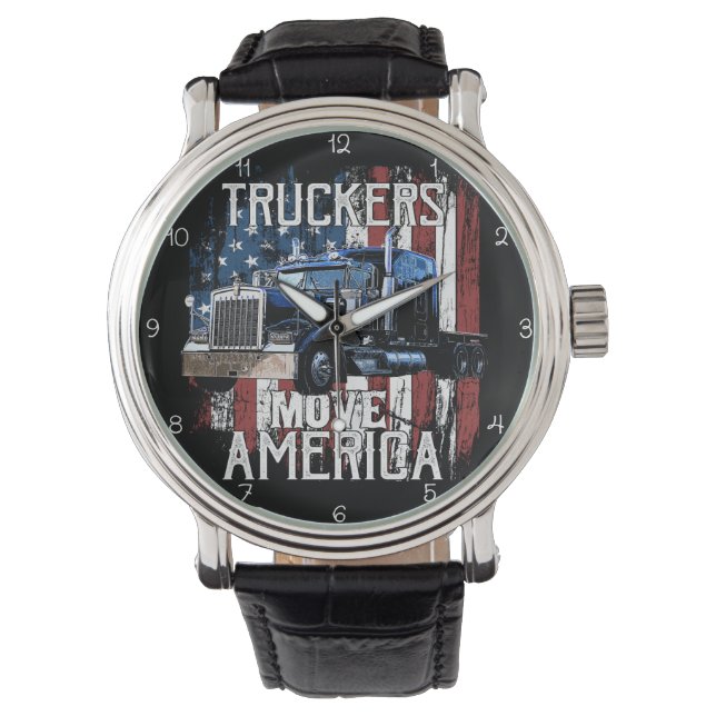 Montre Truckers Move America Patriotic (devant)