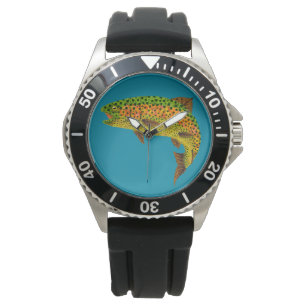 Montre Truite arc-en-ciel feuille Aspen 1
