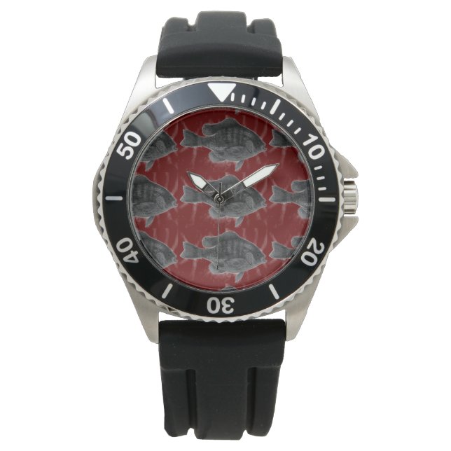 Montre Truite, basse et crappie trois poissons favoris (devant)