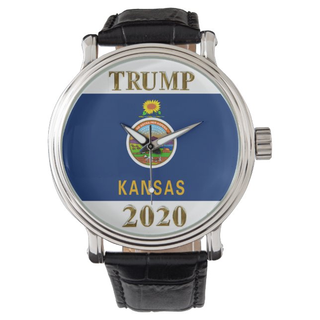 MONTRE TRUMP 2020 KANSAS WATCH (devant)