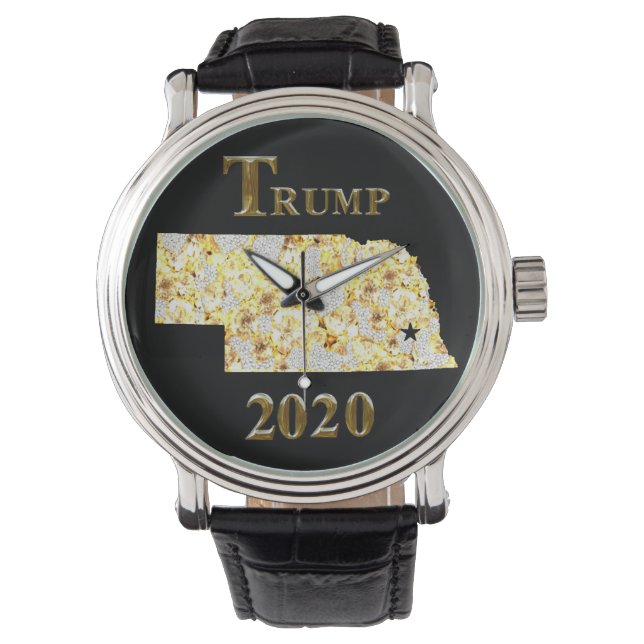 MONTRE TRUMP 2020 NEBRASKA WATCH (devant)