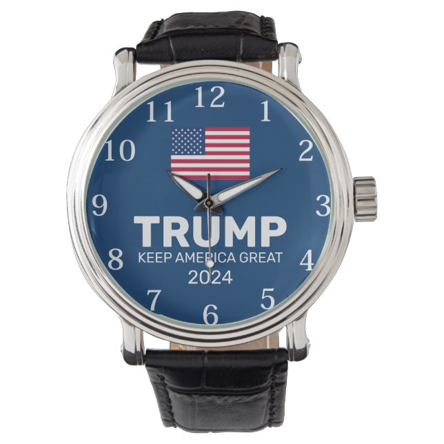 Montre Trump 2024 Garder l'Amérique grande (devant)