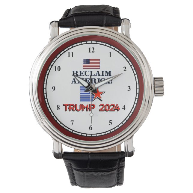 Montre Trump 2024 Reclaim America Watch (devant)