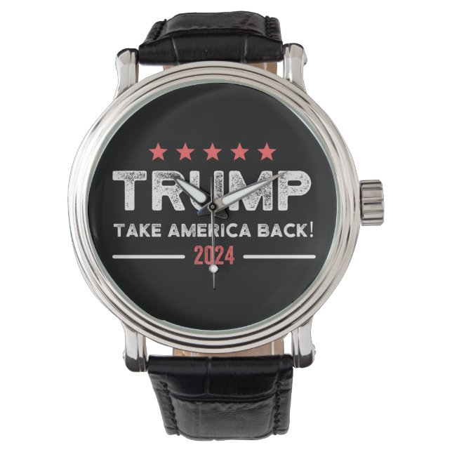 Montre Trump 2024 Take America Back (devant)