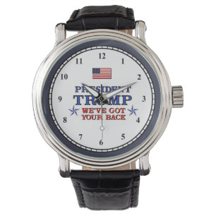 Montre Trump a le dos