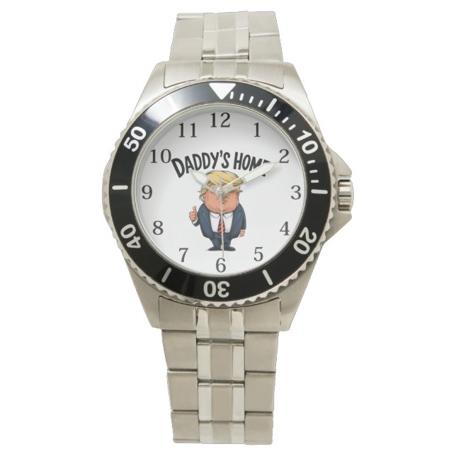 Montre Trump ramène l'Amérique à la maison de papa (devant)