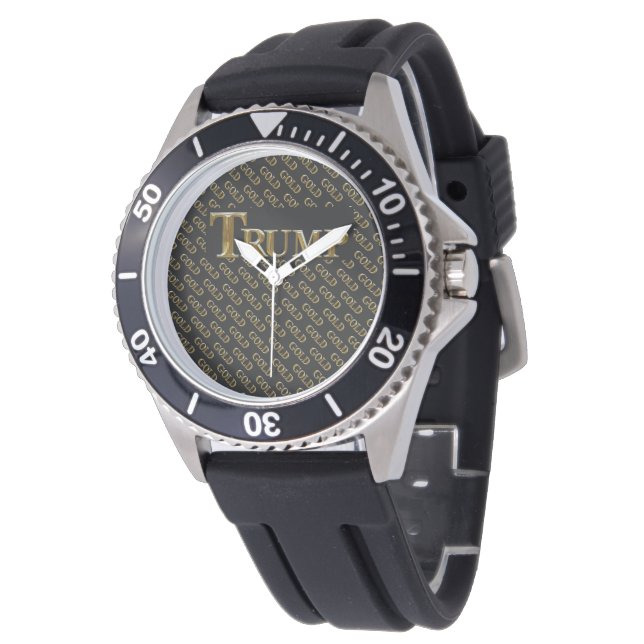 MONTRE TRUMP USA  GOLD  (Incliné)