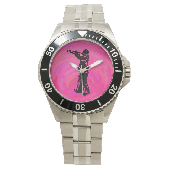 Montre Trumpet Boogie Nuits New York Hot rose (devant)