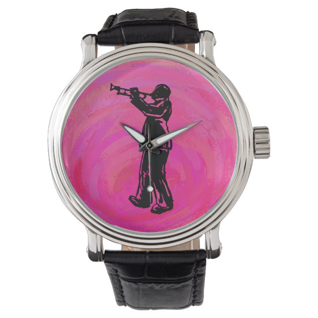 Montre Trumpet Boogie Nuits New York Hot rose (devant)