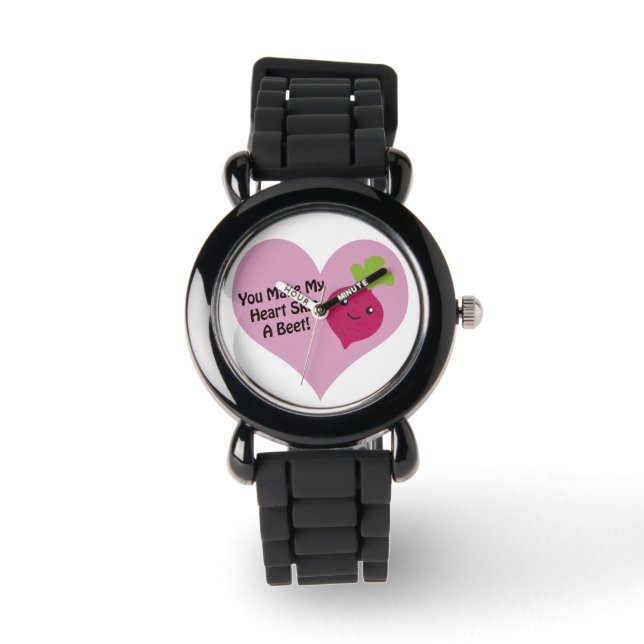 Montre Tu Fais Sauter Mon Coeur À Une betterave (Recto)