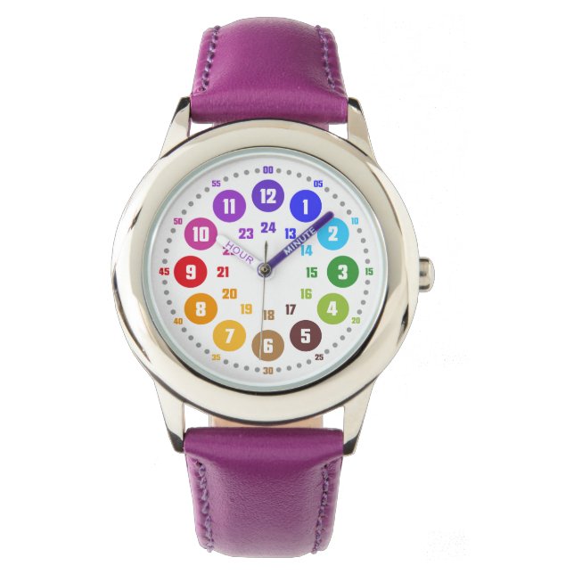 Montre Tube d'apprentissage pour enfants (devant)