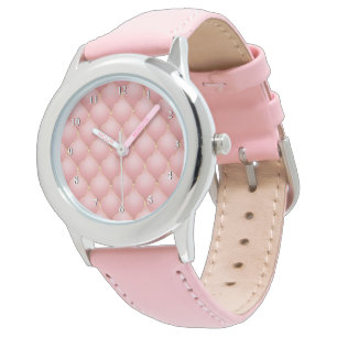 Montre Tufted Diamond Or Rose Rose Bleu Luxe