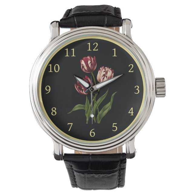 Montre Tulip tardive 001 ~ Art botanique ~ ~ (devant)
