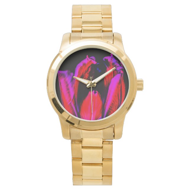 Montre Tulipe de Neon Glow (devant)