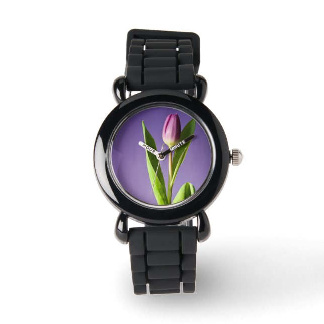 Montre Tulipe pourpre (Recto)