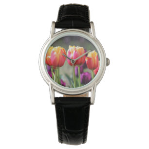 Montre Tulipes tombées flammes