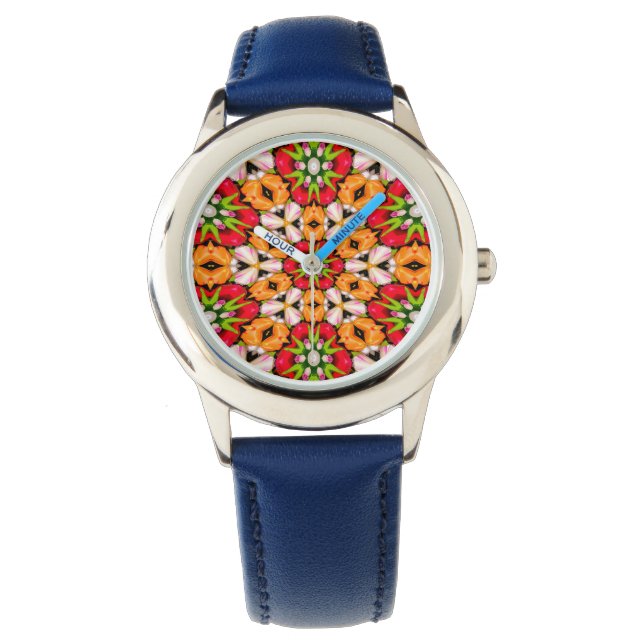 Montre Tulips Bouquet Motif (devant)